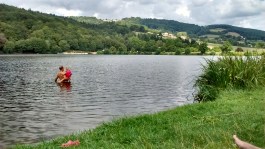 Burgundy region lake swimming wild swimming 